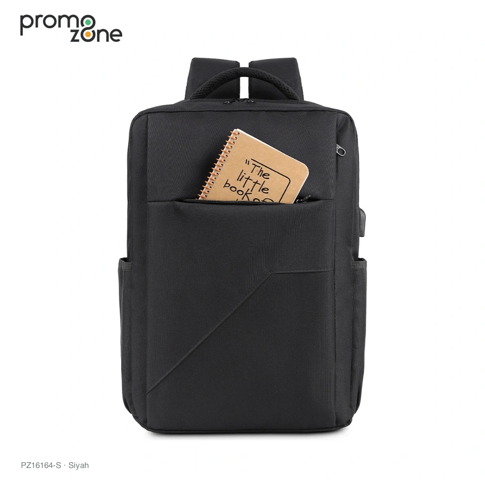 USB Bağlantılı Laptop Bölmeli Promosyon Sırt Çantası Promozone