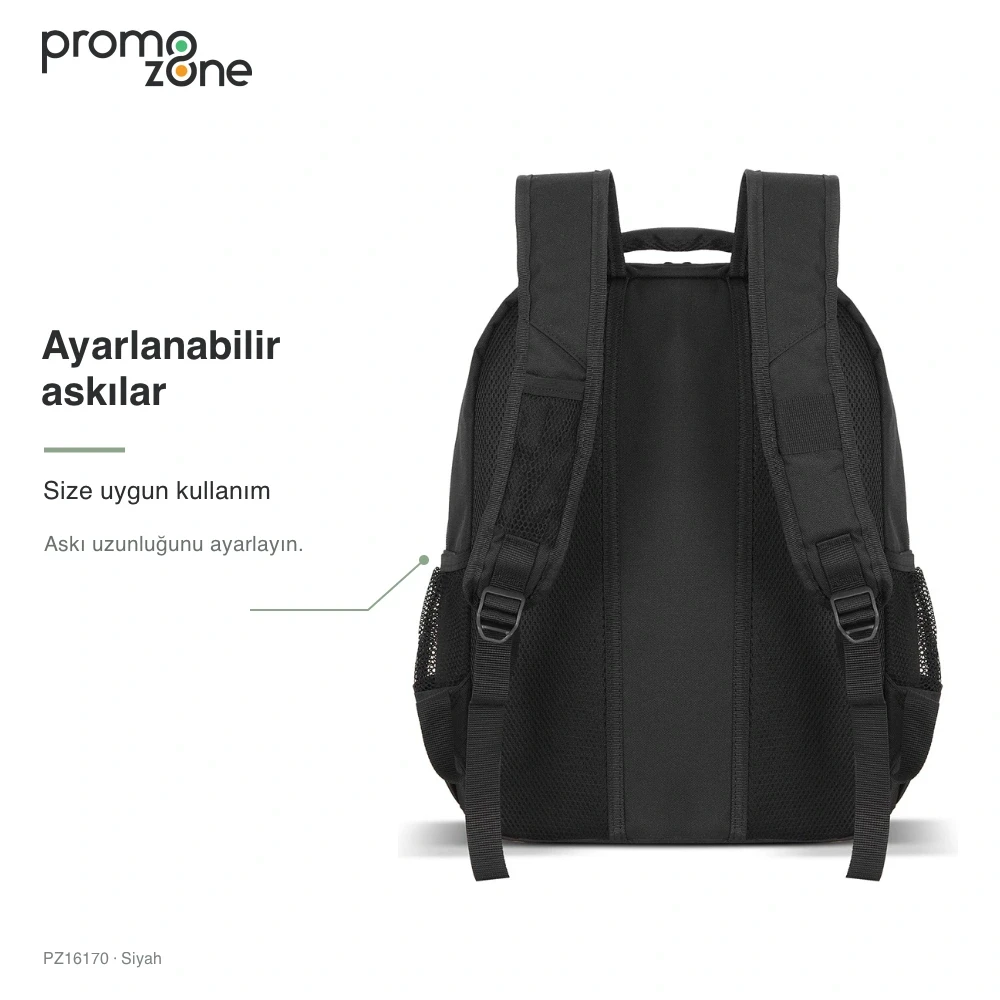 Laptop Bölmeli Çok Cepli Promosyon Sırt Çantası