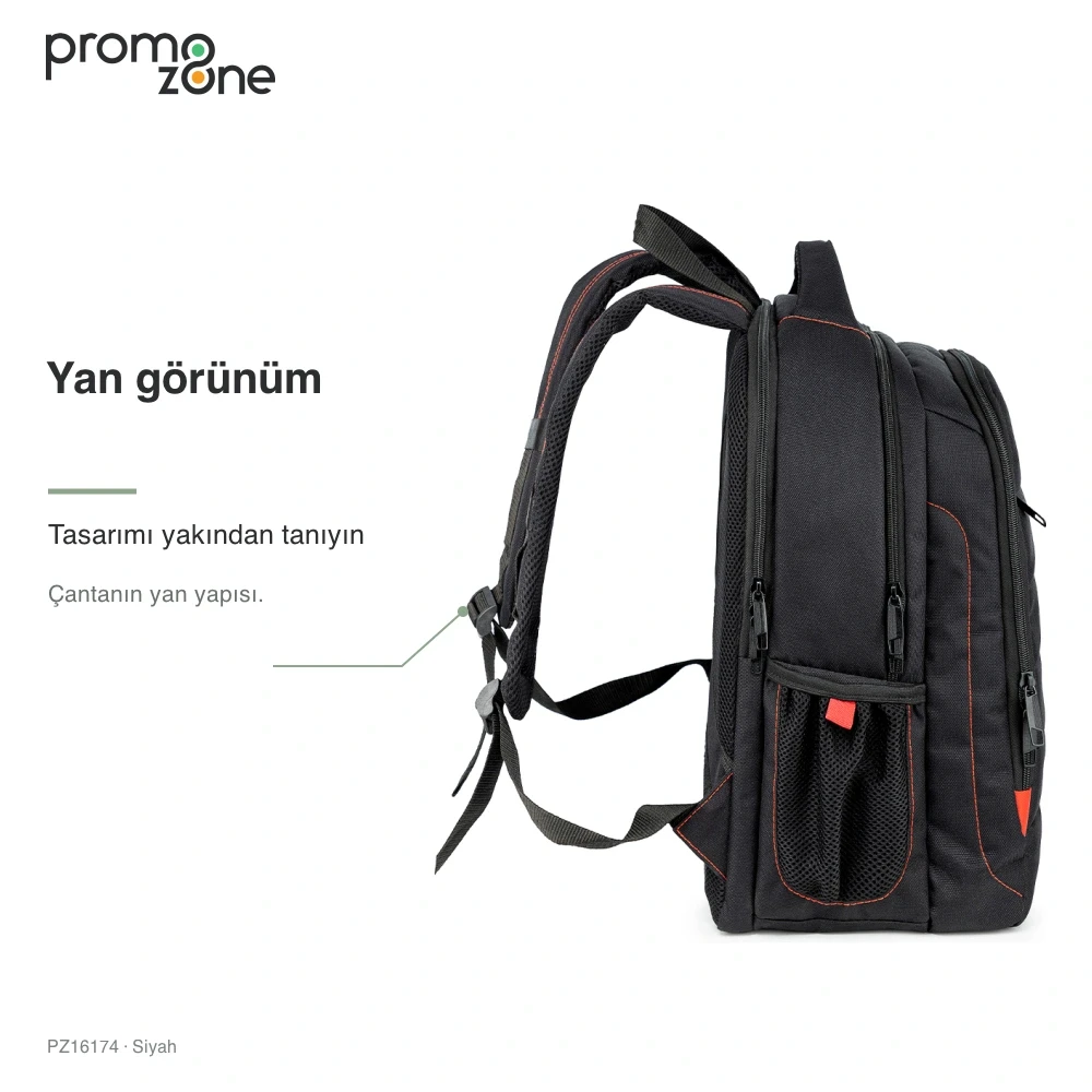 Laptop ve Düzenleyici Bölmeli İş Sırt Çantası
