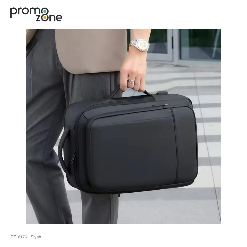 USB Bağlantılı Çok Gözlü Laptop Sırt Çantası Promozone