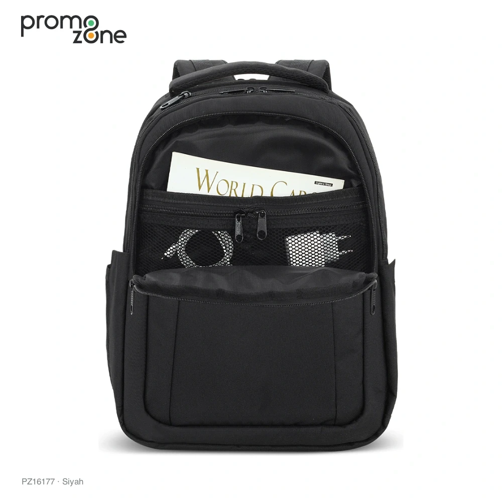 Laptop Bölmeli Düzenleyicili Valiz Bantlı Sırt Çantası Promozone