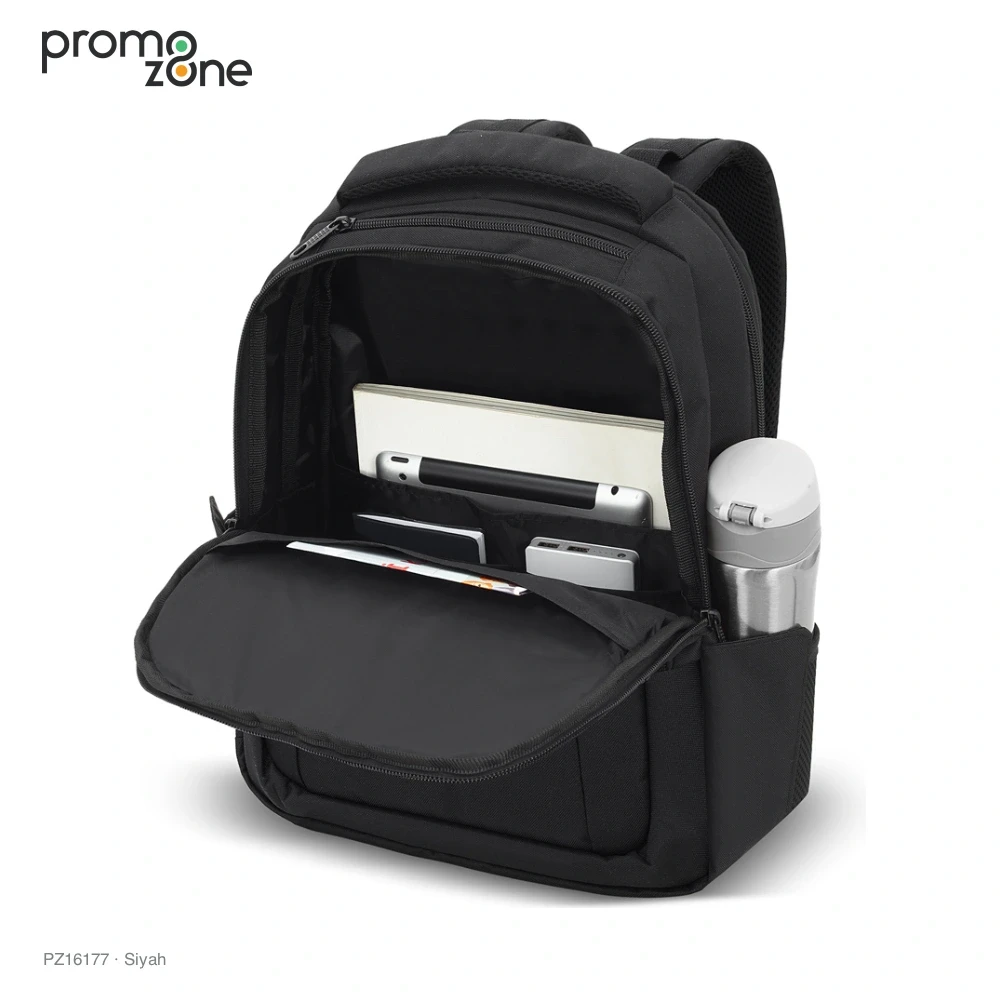 Laptop Bölmeli Düzenleyicili Valiz Bantlı Sırt Çantası Promozone