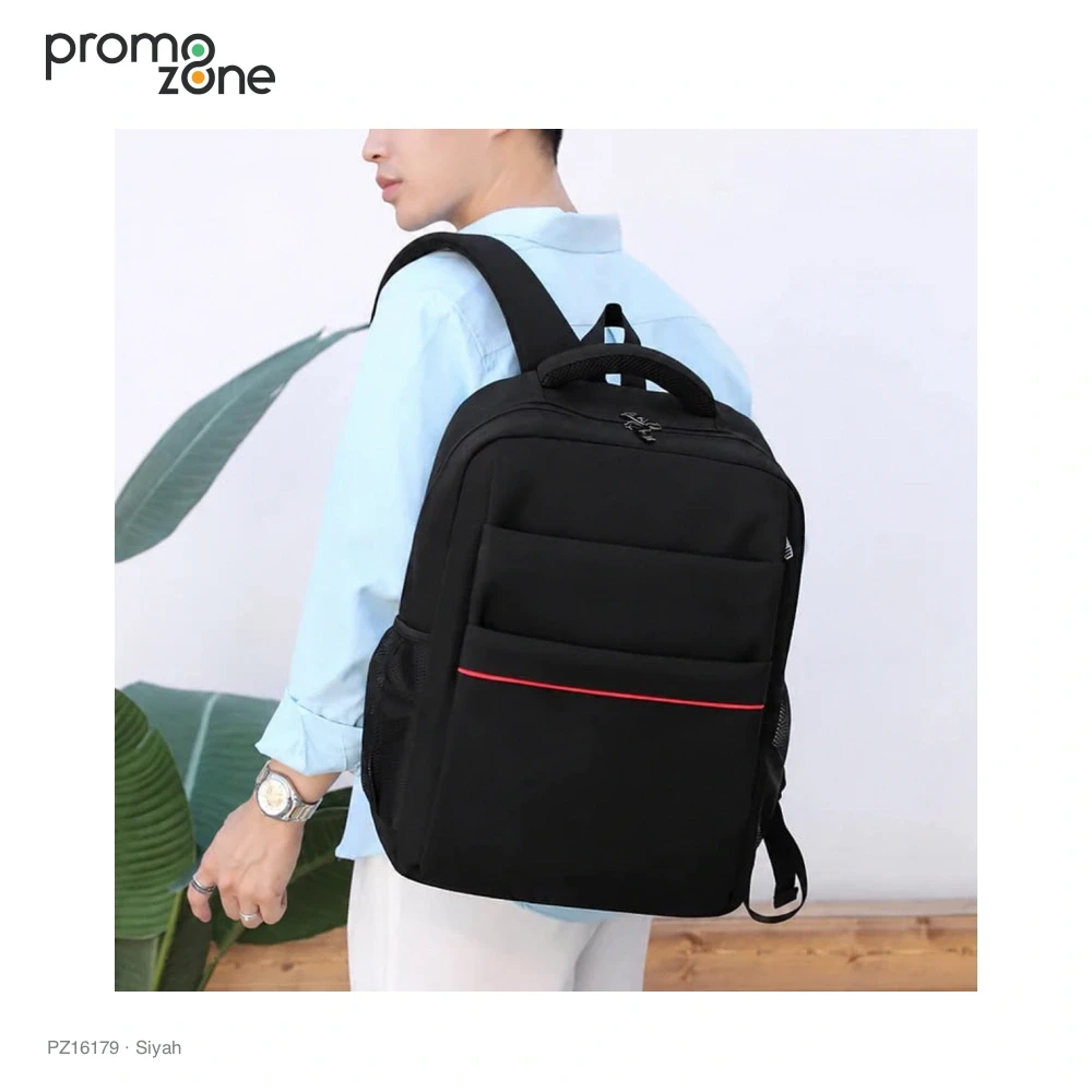 Laptop Bölmeli Ön Cepli Promosyon Sırt Çantası Promozone
