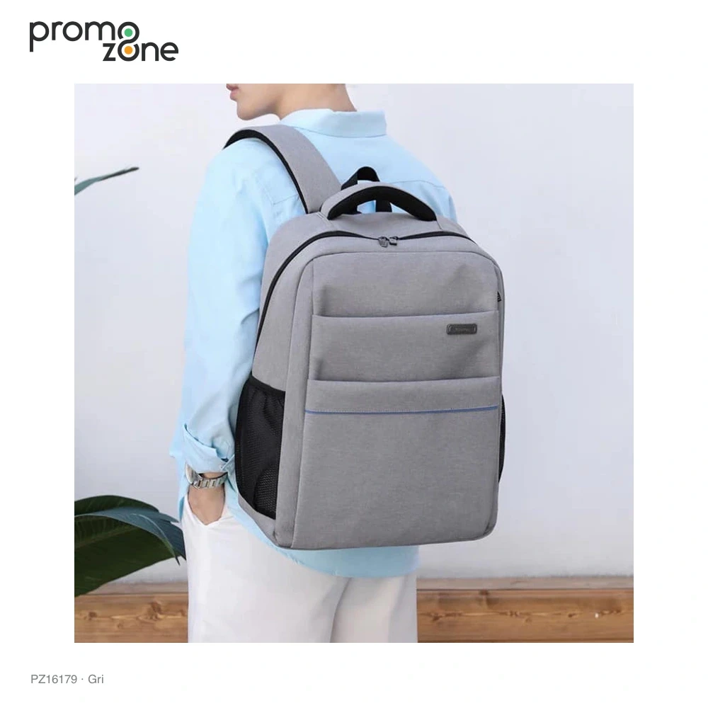 Laptop Bölmeli Ön Cepli Promosyon Sırt Çantası Promozone