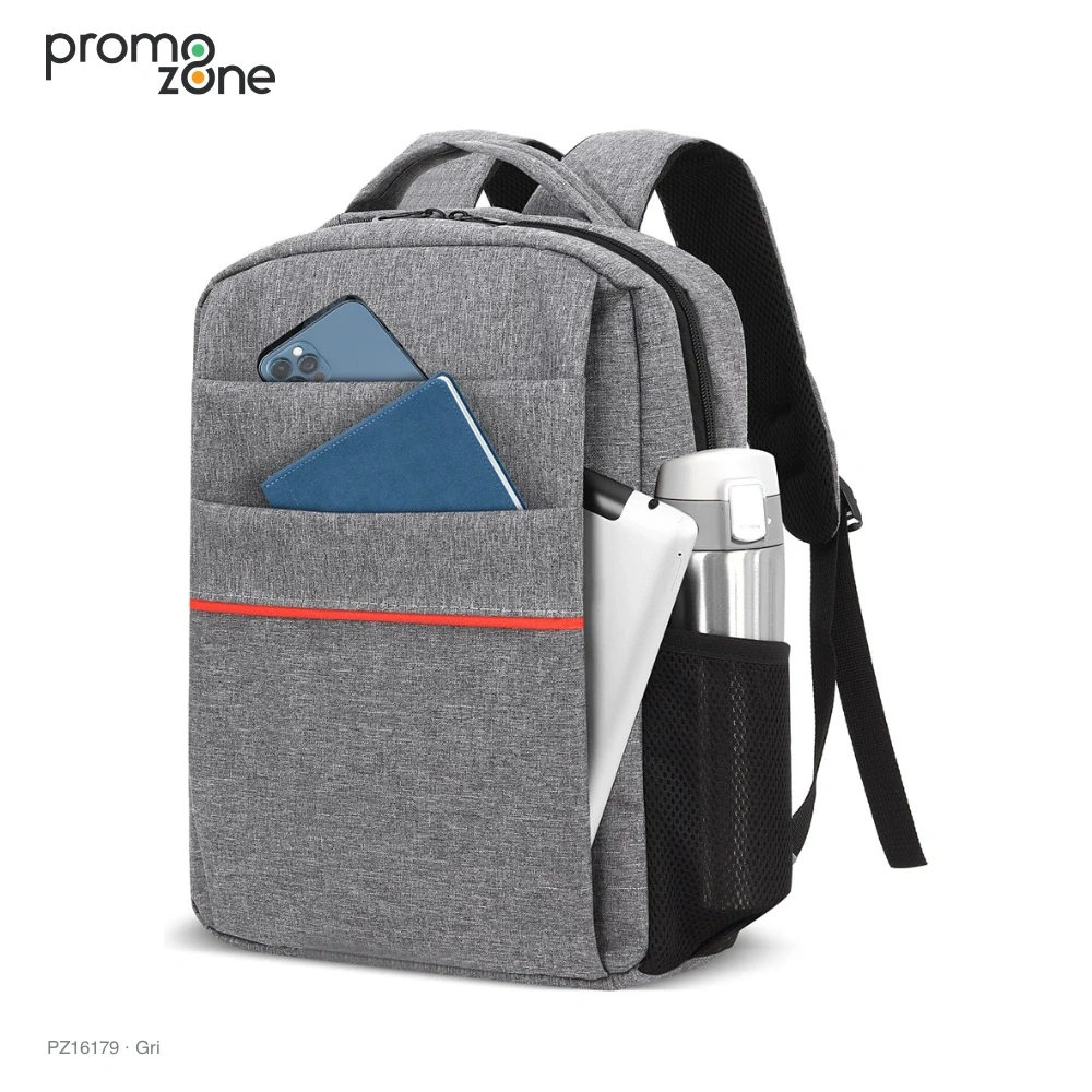 Laptop Bölmeli Ön Cepli Promosyon Sırt Çantası Promozone
