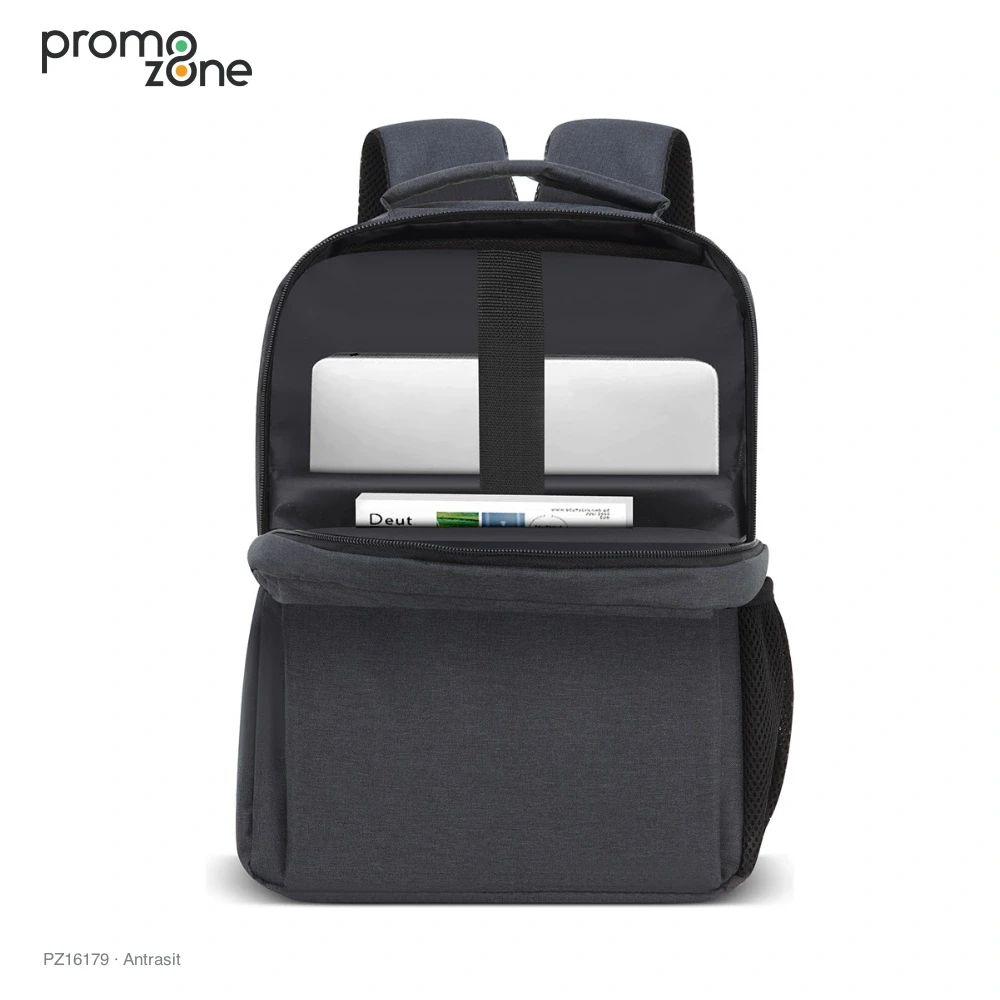 Laptop Bölmeli Ön Cepli Promosyon Sırt Çantası Promozone