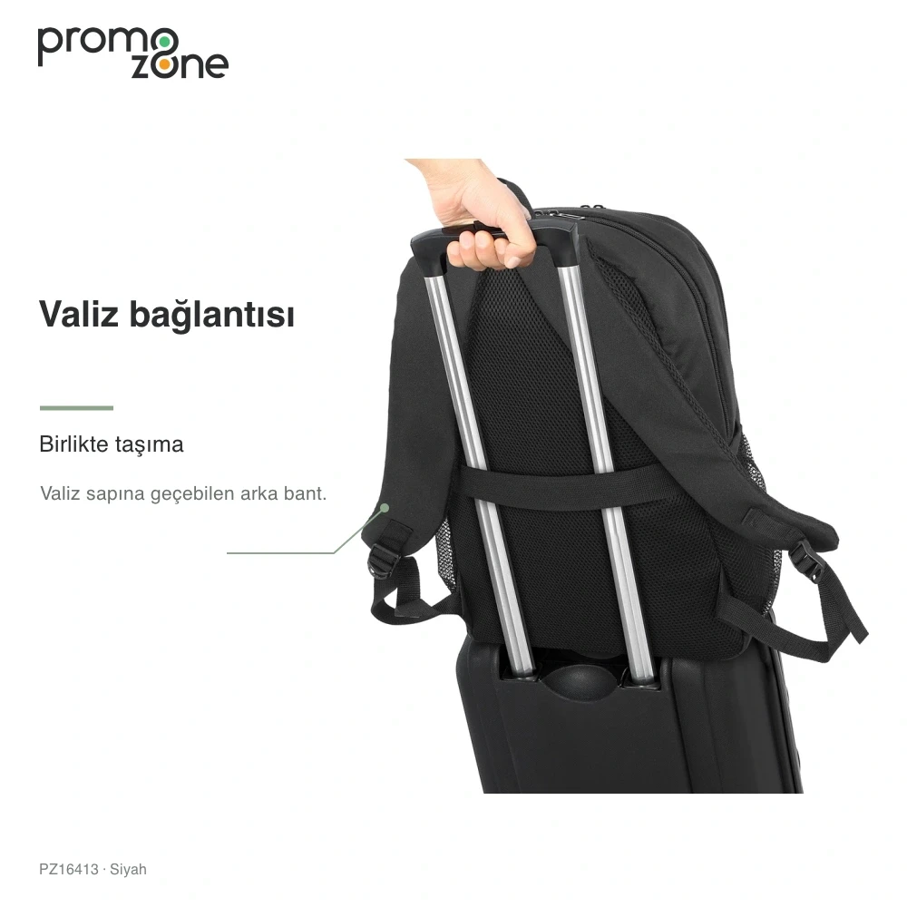 Laptop ve Düzenleyici Bölmeli Sırt Çantası