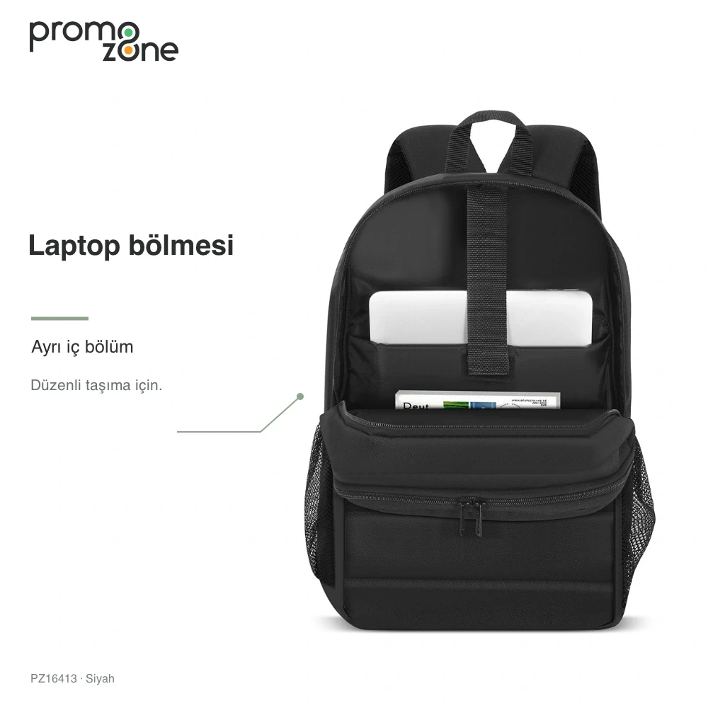 Laptop ve Düzenleyici Bölmeli Sırt Çantası