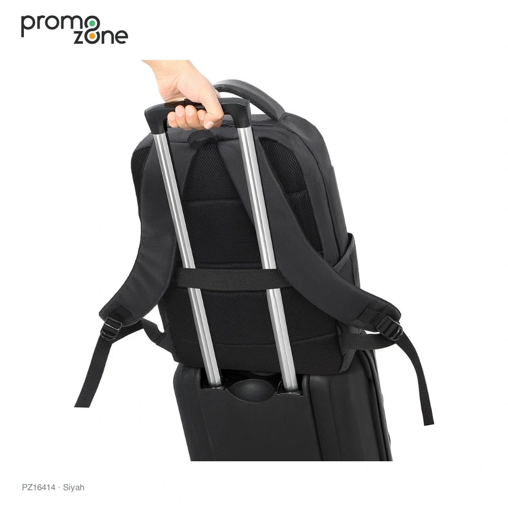USB Bağlantılı Valiz Bantlı Laptop Sırt Çantası Promozone