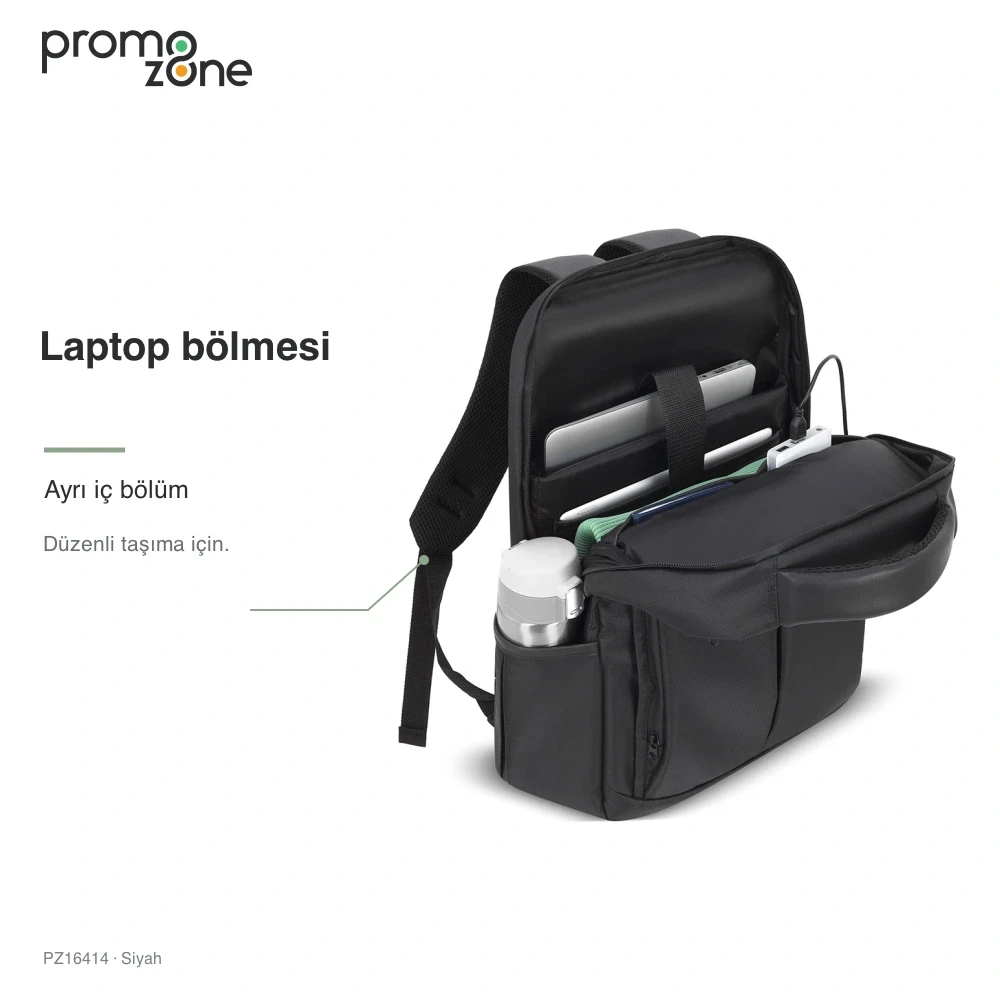USB Bağlantılı Valiz Bantlı Laptop Sırt Çantası