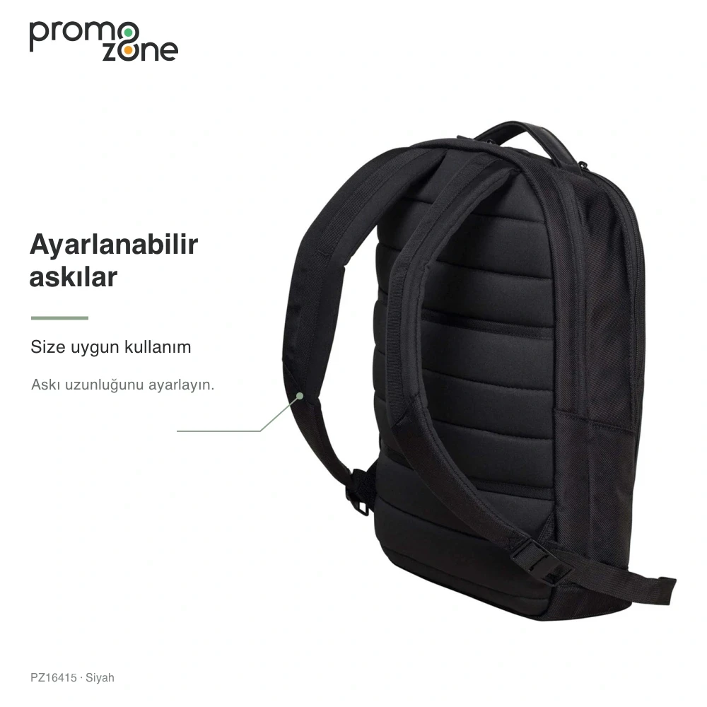 Düzenleyici Bölmeli Valiz Bantlı Laptop Sırt Çantası