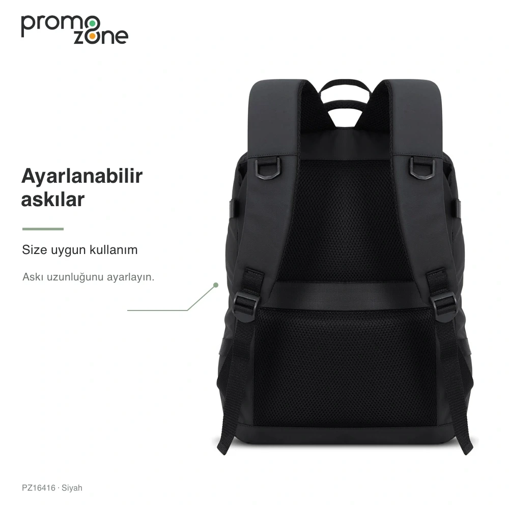 Laptop Bölmeli Valiz Bağlantılı İş Sırt Çantası