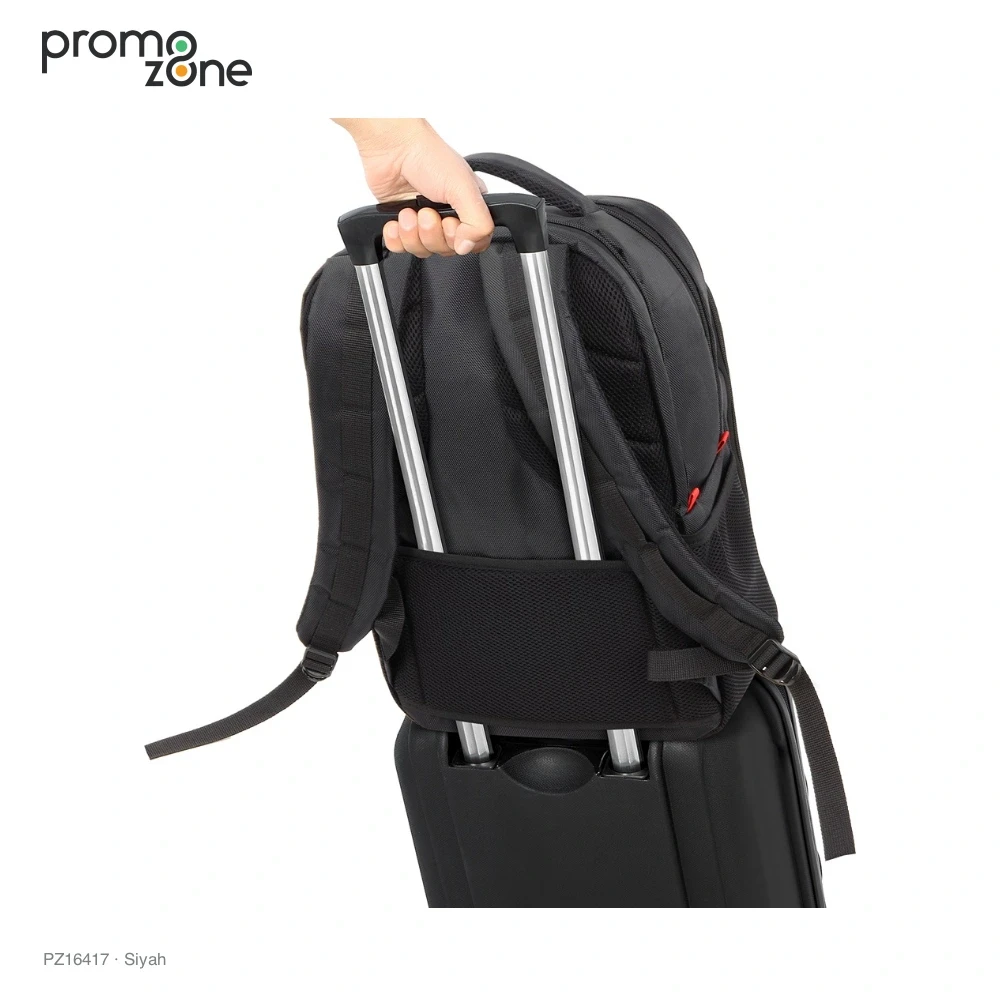 17 İnç Valiz Bağlantılı Promosyon Sırt Çantası Promozone
