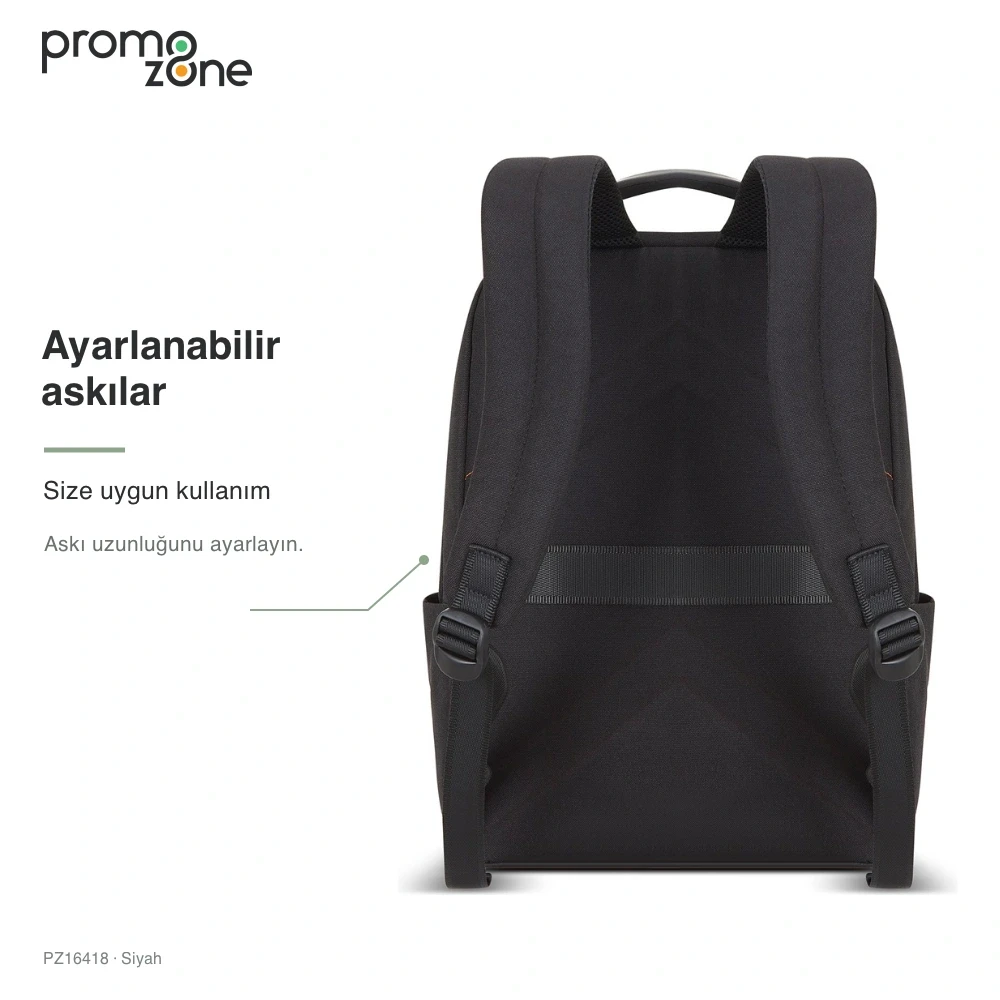 17 İnç Laptop Bölmeli İş Sırt Çantası