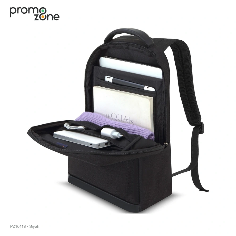17 İnç Laptop Bölmeli İş Sırt Çantası Promozone