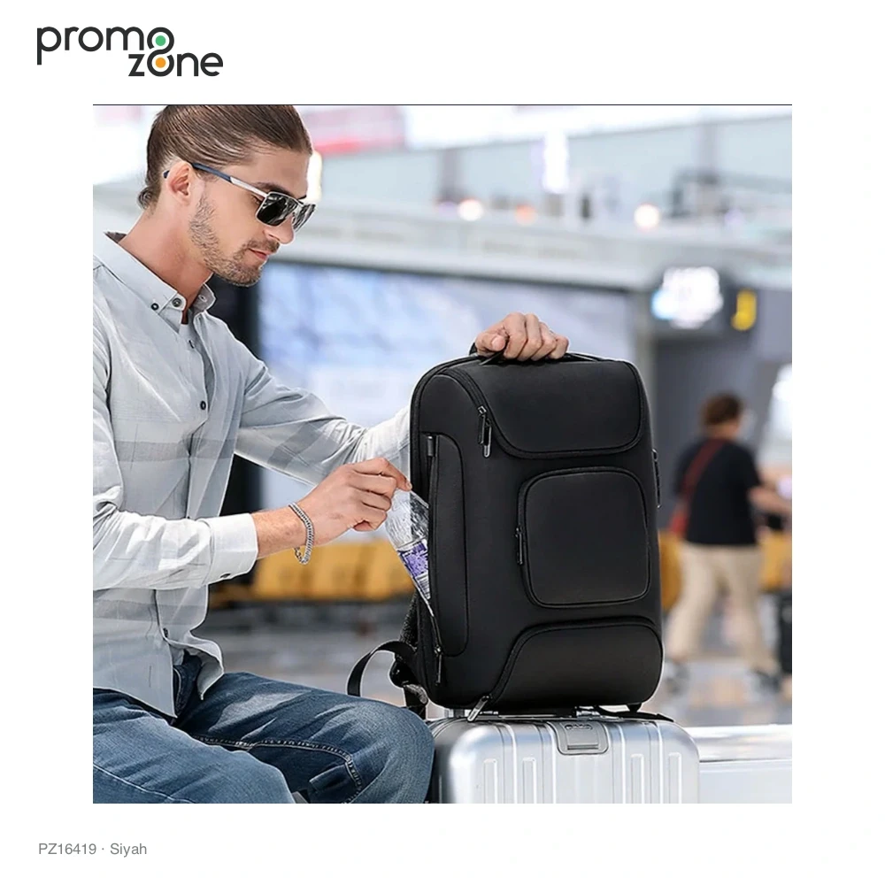 USB Bağlantılı Büyük Boy Sırt Çantası Promozone