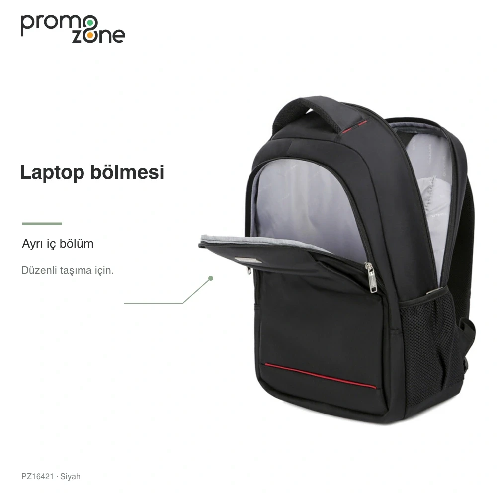 Laptop Bölmeli Promosyon İş Sırt Çantası Promozone