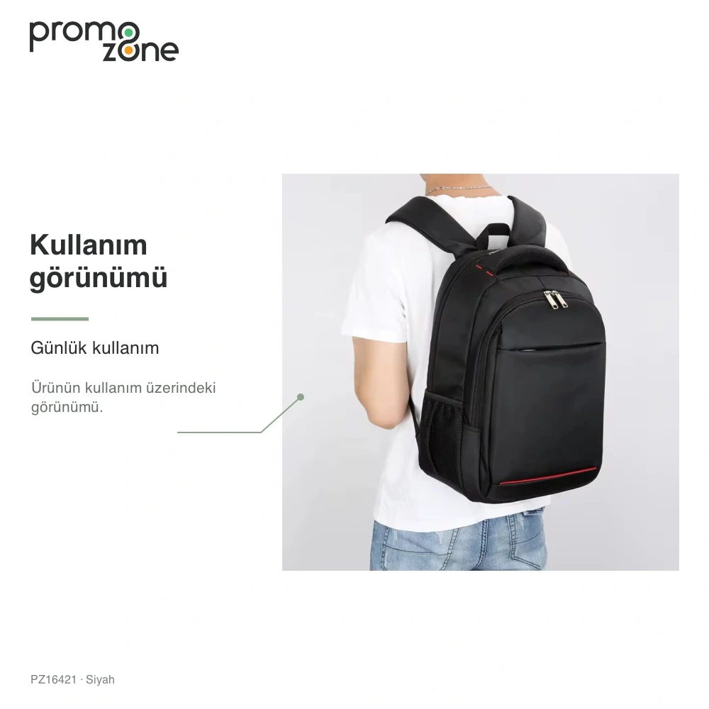 Laptop Bölmeli Promosyon İş Sırt Çantası Promozone