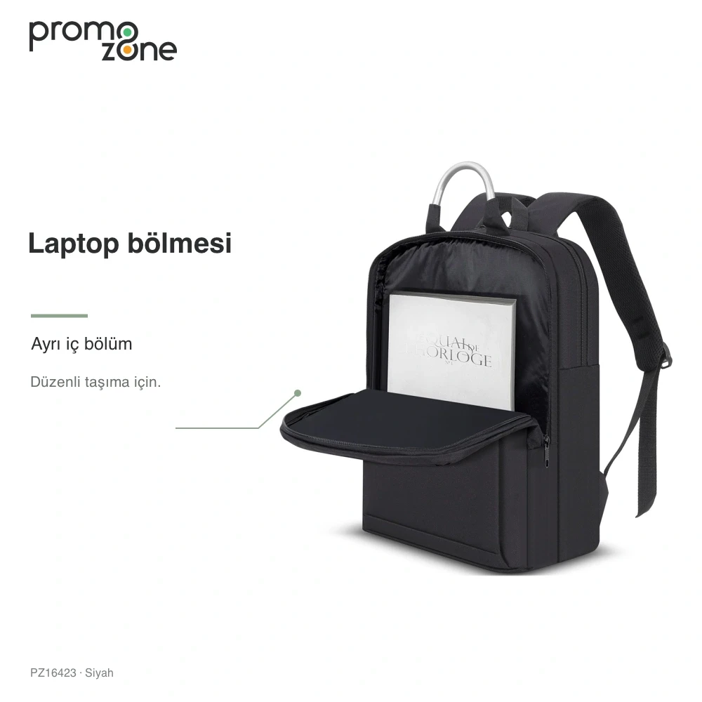 Laptop Bölmeli Valiz Bantlı Promosyon İş Sırt Çantası Promozone