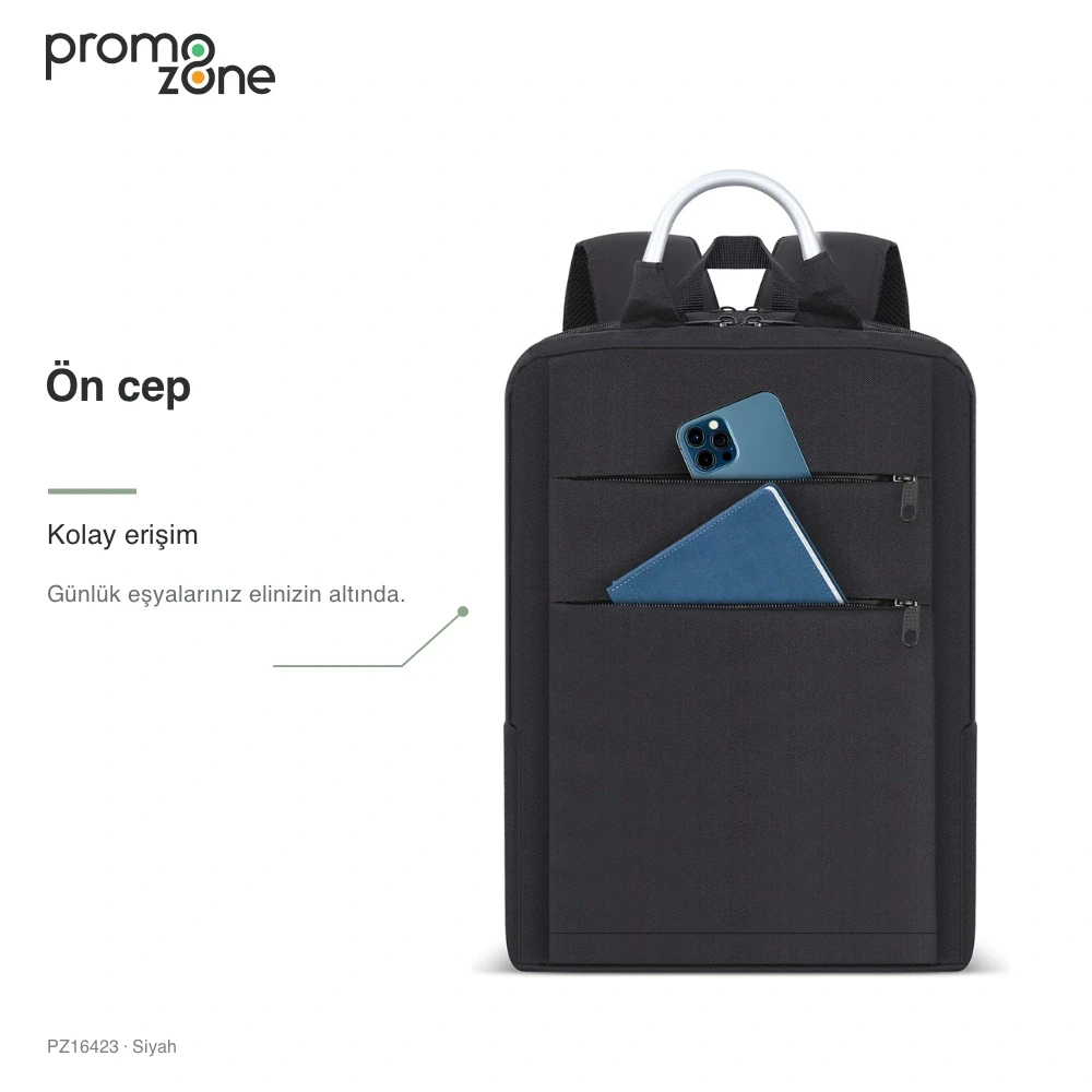 Laptop Bölmeli Valiz Bantlı Promosyon İş Sırt Çantası Promozone