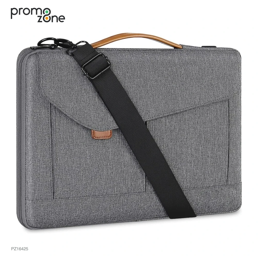 Kapaklı Ön Cepli Laptop ve Tablet Çantası Promozone