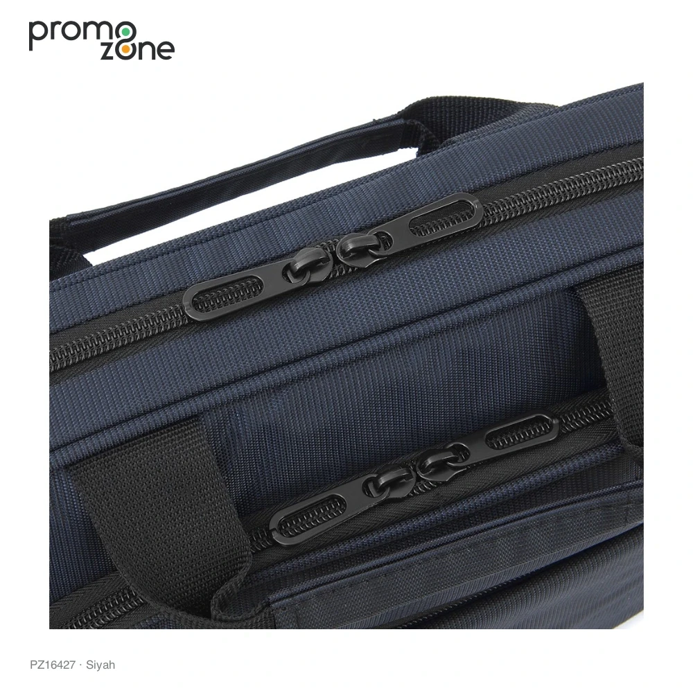 Fermuarlı Ön Cepli Laptop Çantası Promozone