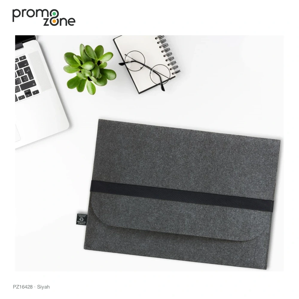 Kapaklı Keçe Tablet Çantası Promozone