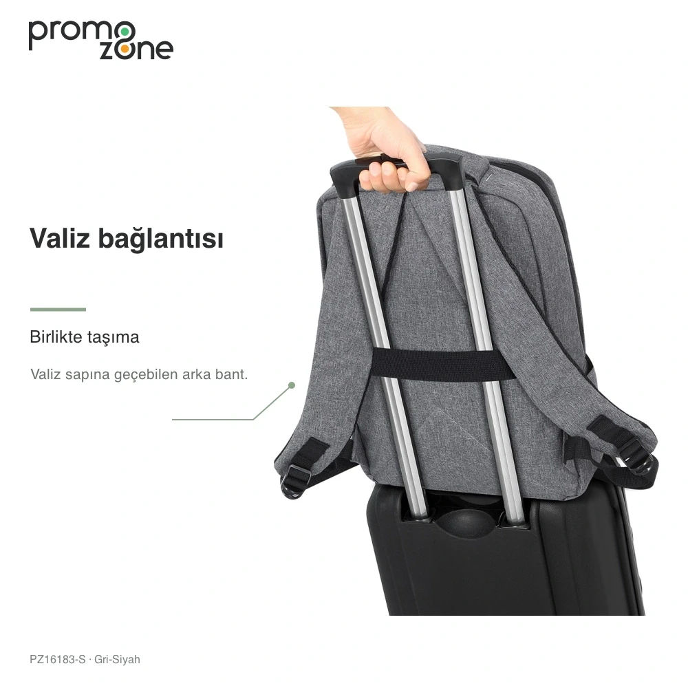 Stoklu Özel Üretim İmperteks Kumaş Promosyon Sırt Çantası