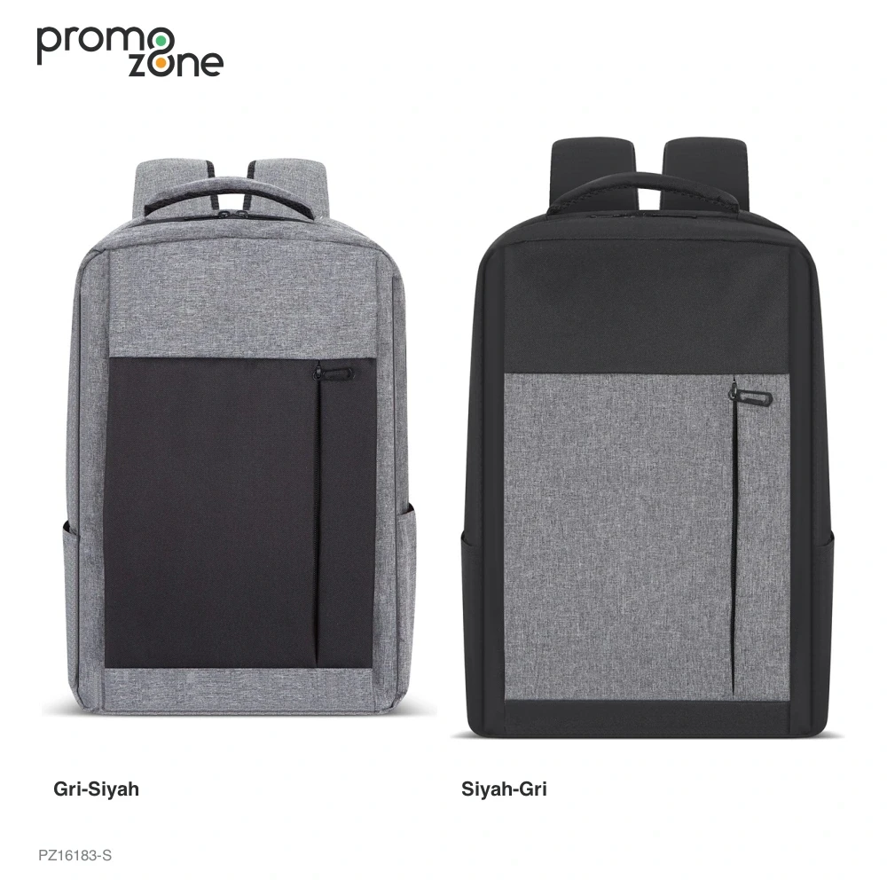 İmperteks Kumaş Laptop Bölmeli Sırt Çantası Promozone