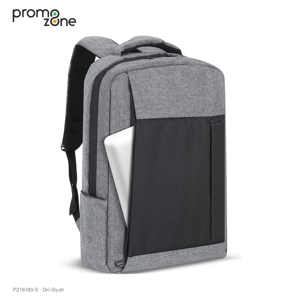 İmperteks Kumaş Laptop Bölmeli Sırt Çantası Promozone