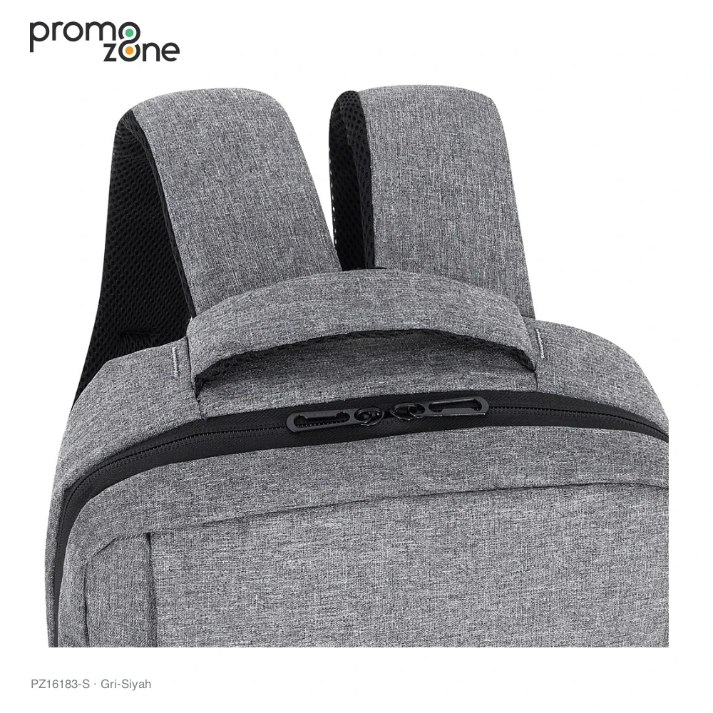 İmperteks Kumaş Laptop Bölmeli Sırt Çantası Promozone