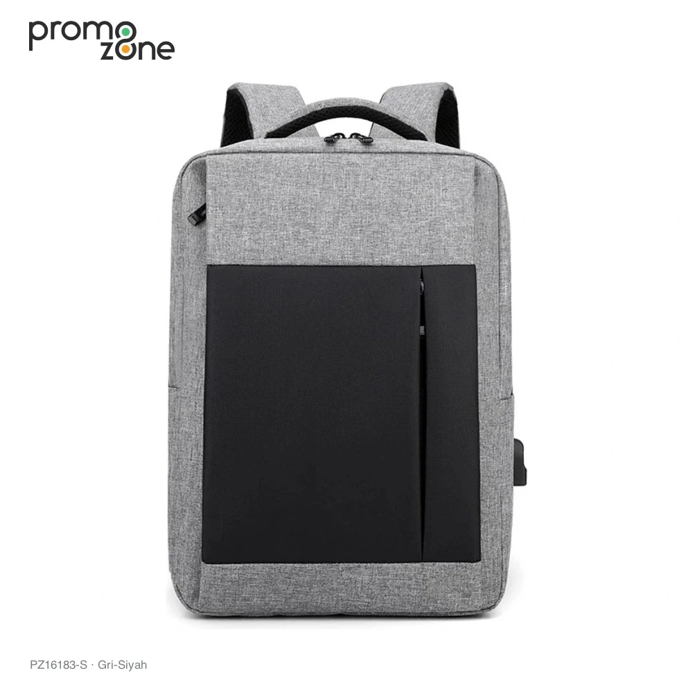 İmperteks Kumaş Laptop Bölmeli Sırt Çantası Promozone