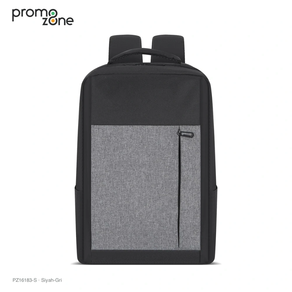 İmperteks Kumaş Laptop Bölmeli Sırt Çantası Promozone