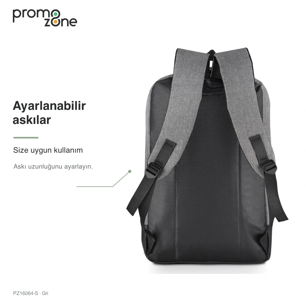 Stoklu Promosyon Laptop Bölmeli Sırt Çantası Promozone