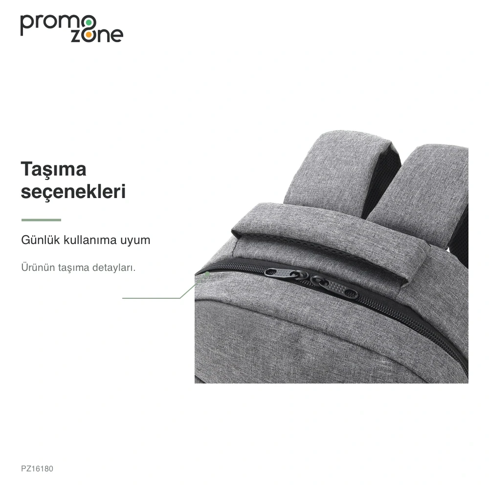 Laptop Bölmeli Özel Üretim Promosyon Sırt Çantası - Logo Baskılı