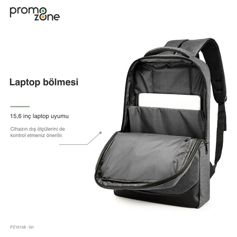 Laptop Bölmeli Ekonomik Promosyon Sırt Çantası