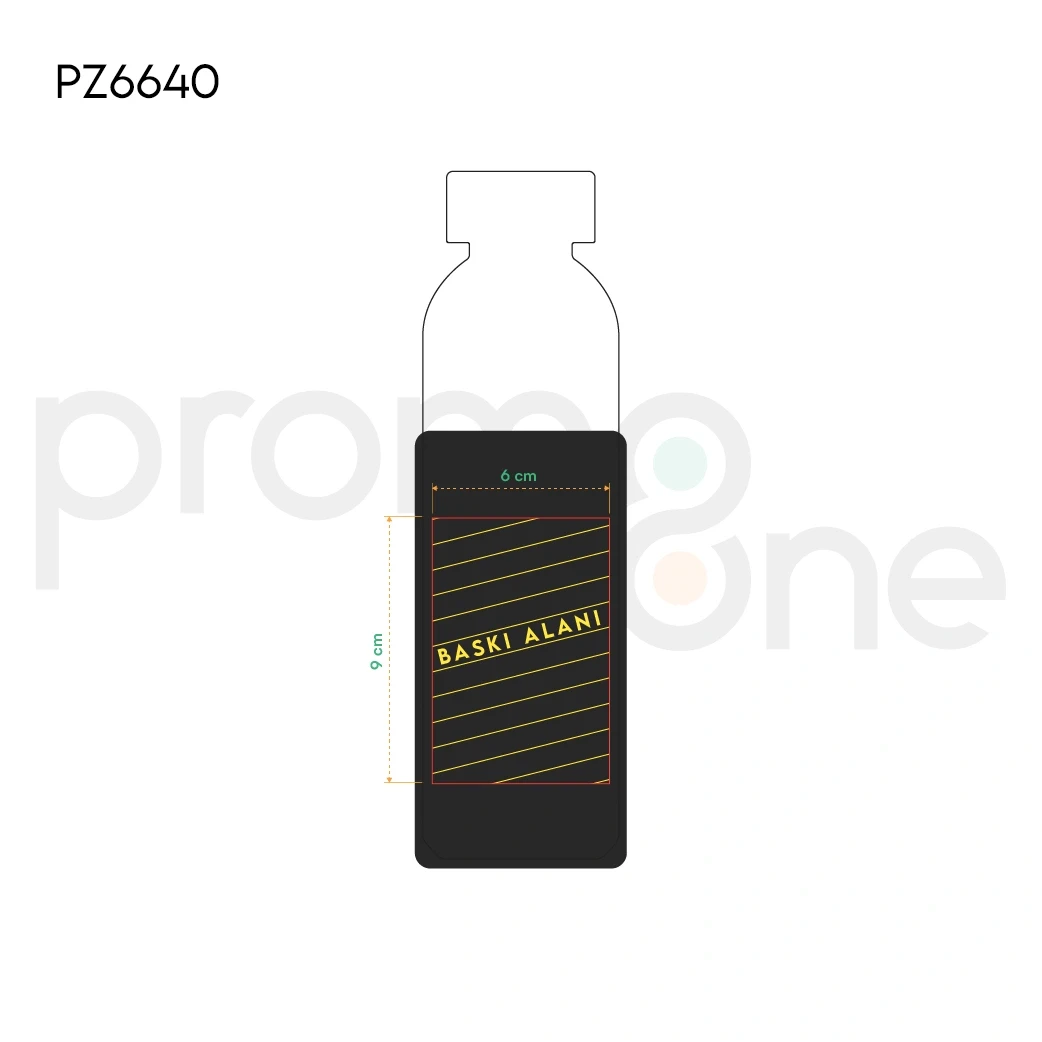 500ml Bambu Kapaklı ve Renkli Kılıflı Cam Su Şişesi Promozone