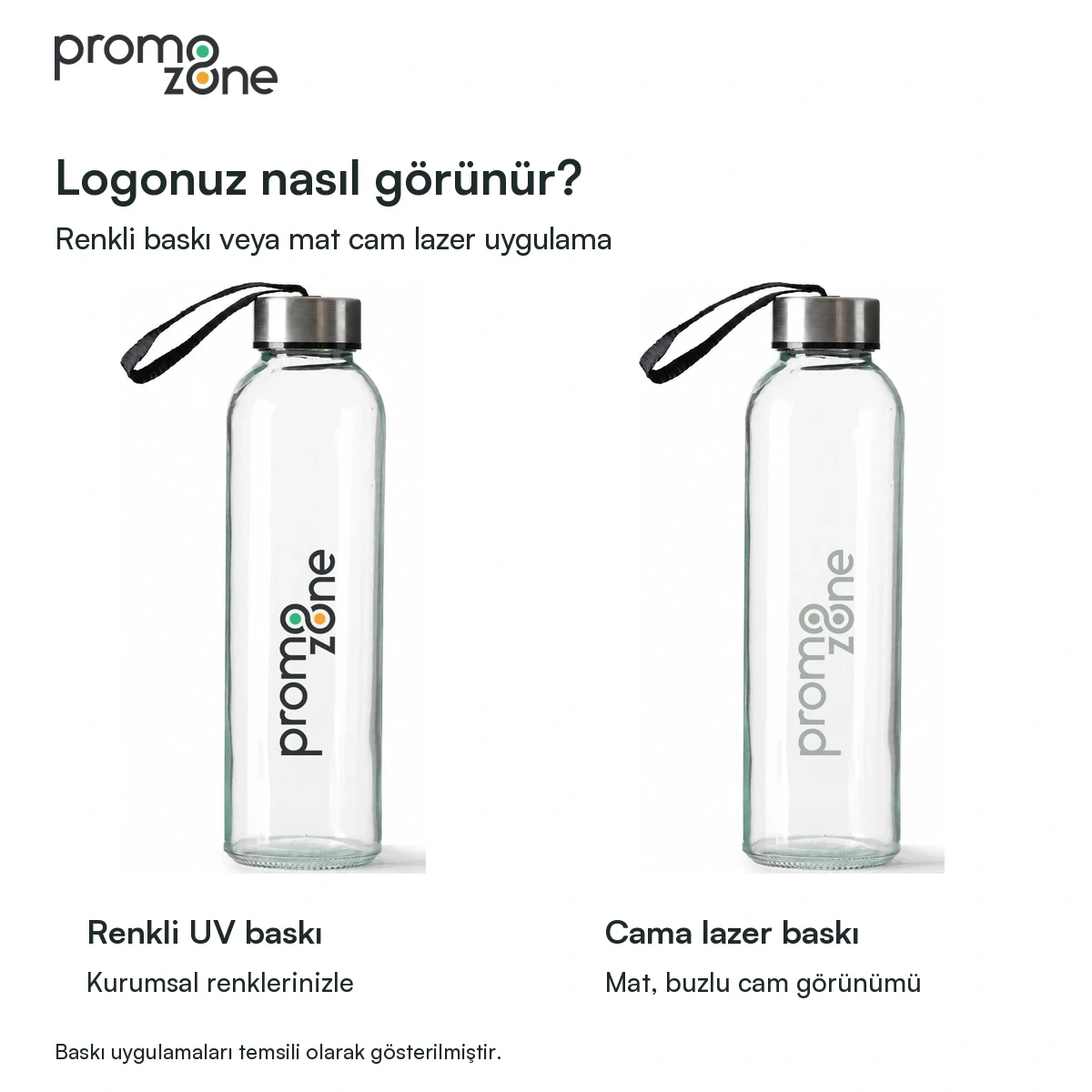 500 ml Cam Matara Şu Şişesi Kılıfsız