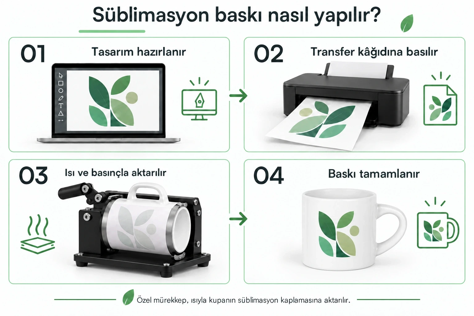 Süblimasyon Porselen Beyaz Nescafe Kupa Bardak Kutulu - Logo Baskılı