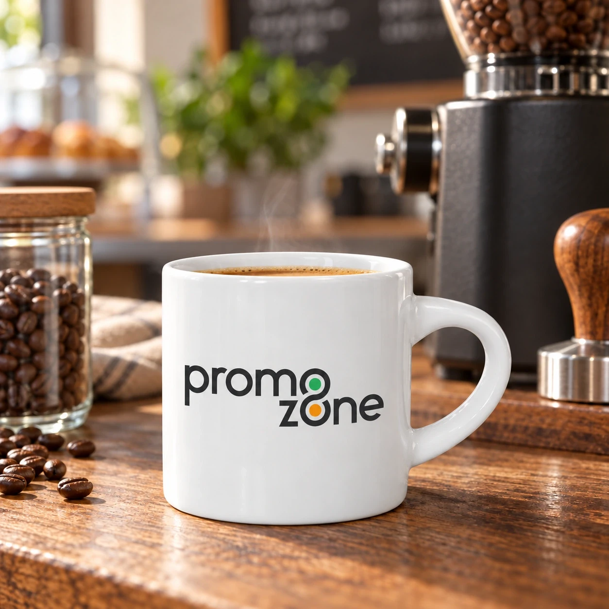Süblimasyon Porselen Beyaz Nescafe Kupa Bardak Kutulu - Logo Baskılı Promozone