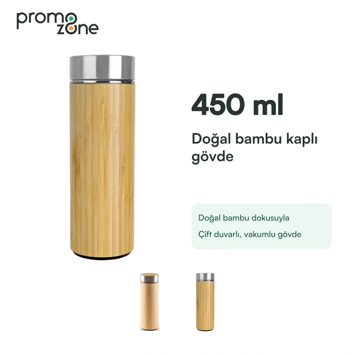 450 ml Bambu Gövdeli Termos