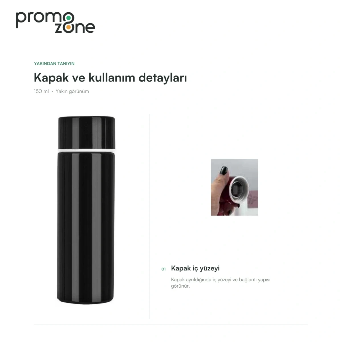150 ml Mini Boy Termos — özelliklerin yakından görünümü