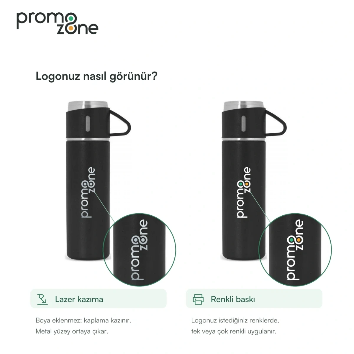 500 ml Bardak Kapaklı Vakumlu Termos