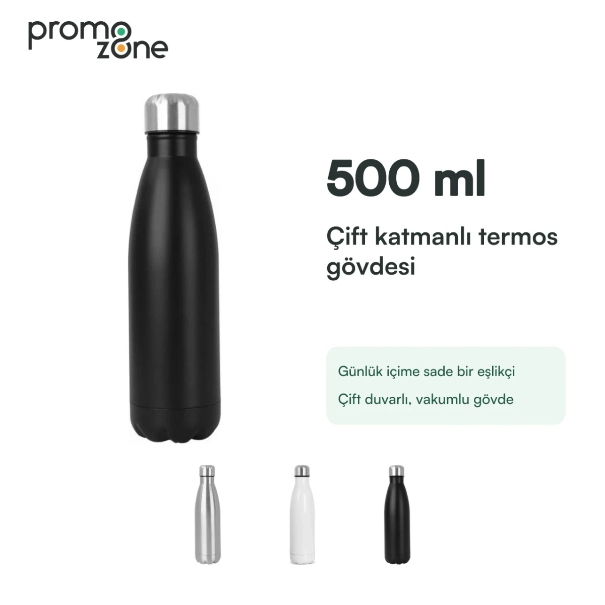 500 ml Çift Katmanlı Termos