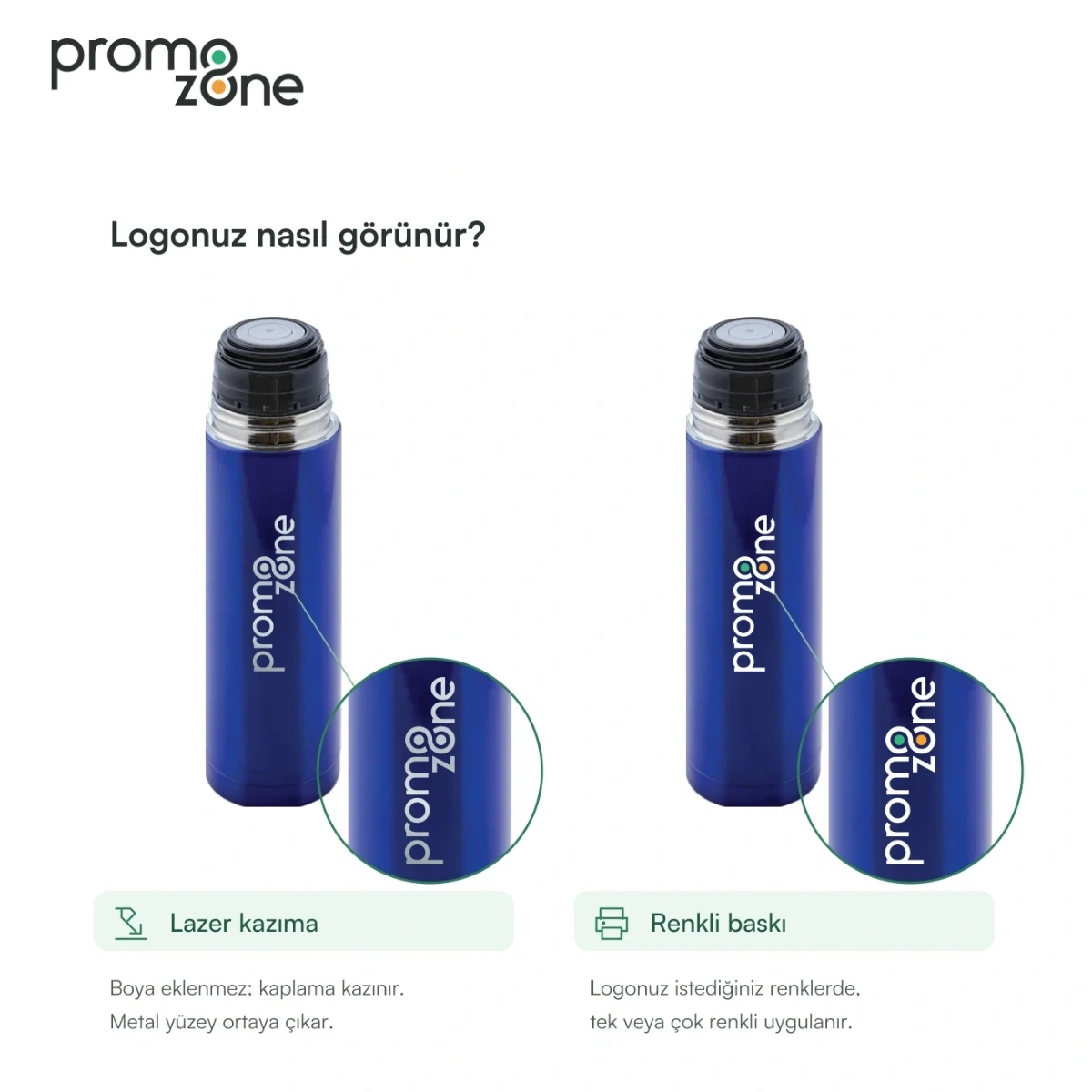 500 ml Deri Taşıma Kılıflı Termos