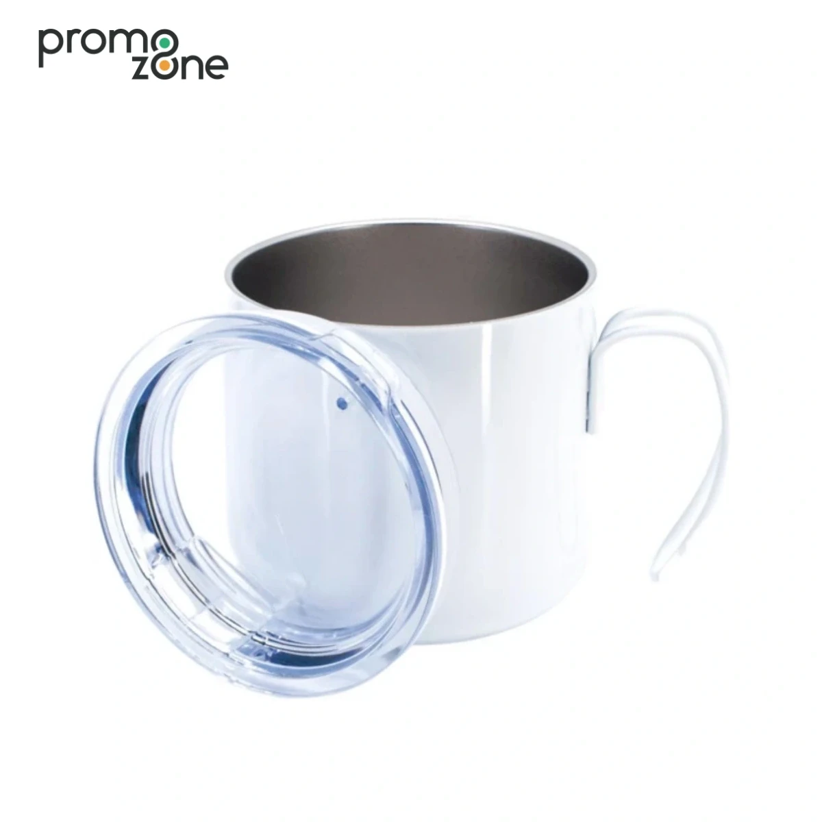 240 ml Kulplu Paslanmaz Çelik Bardak Promozone