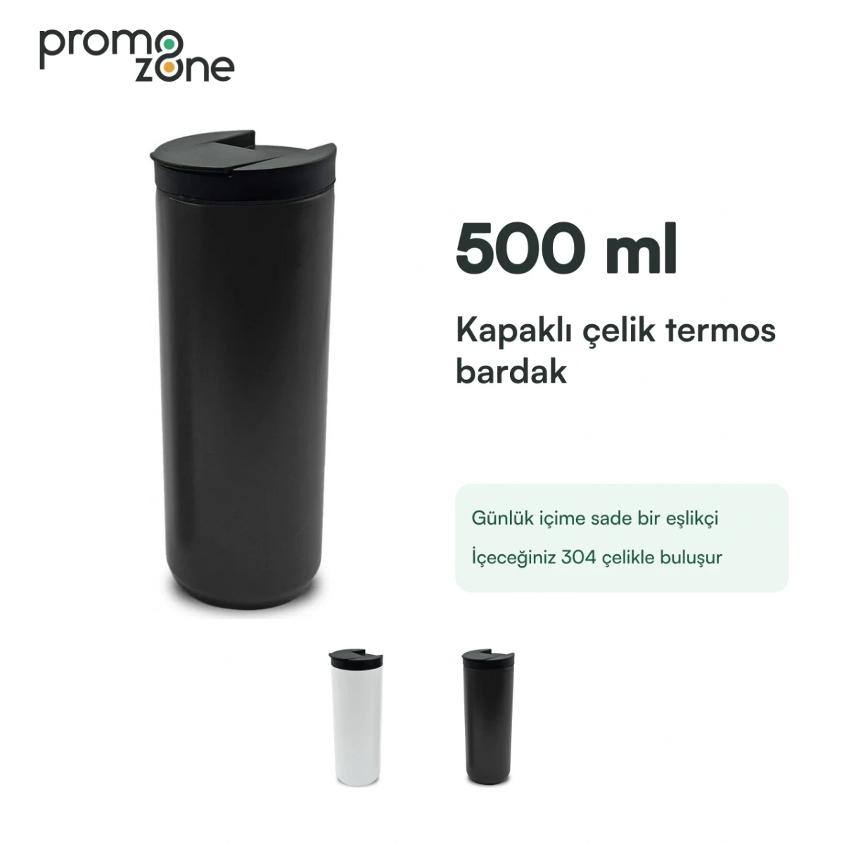 500 ml Kapaklı Termos Bardak