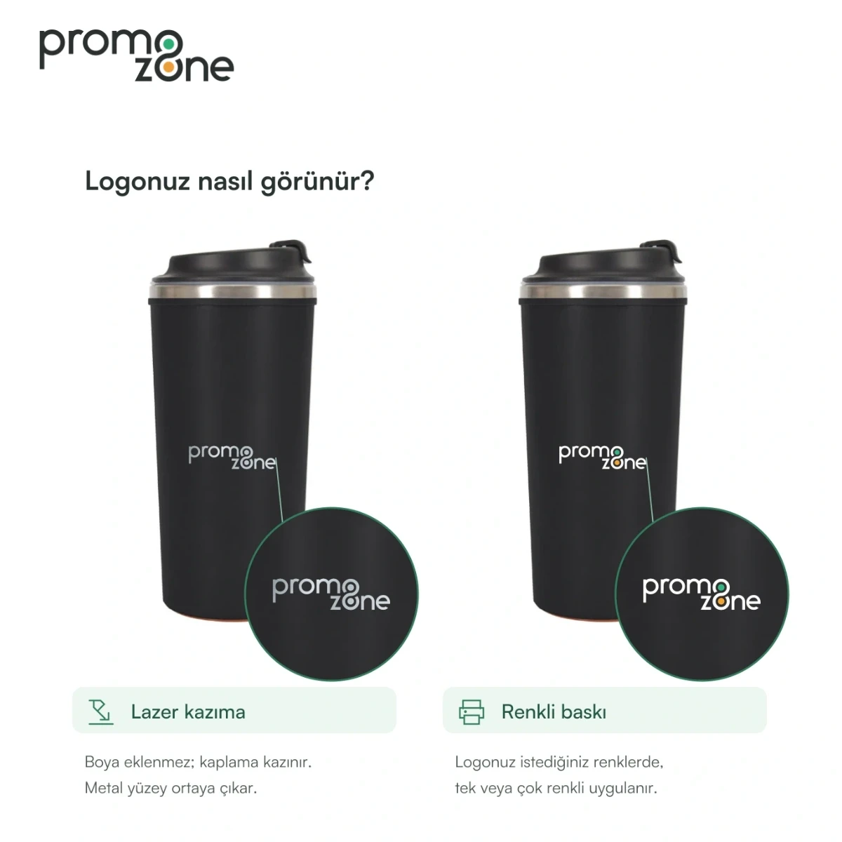 500 ml Vantuz Tabanlı Termos Promozone