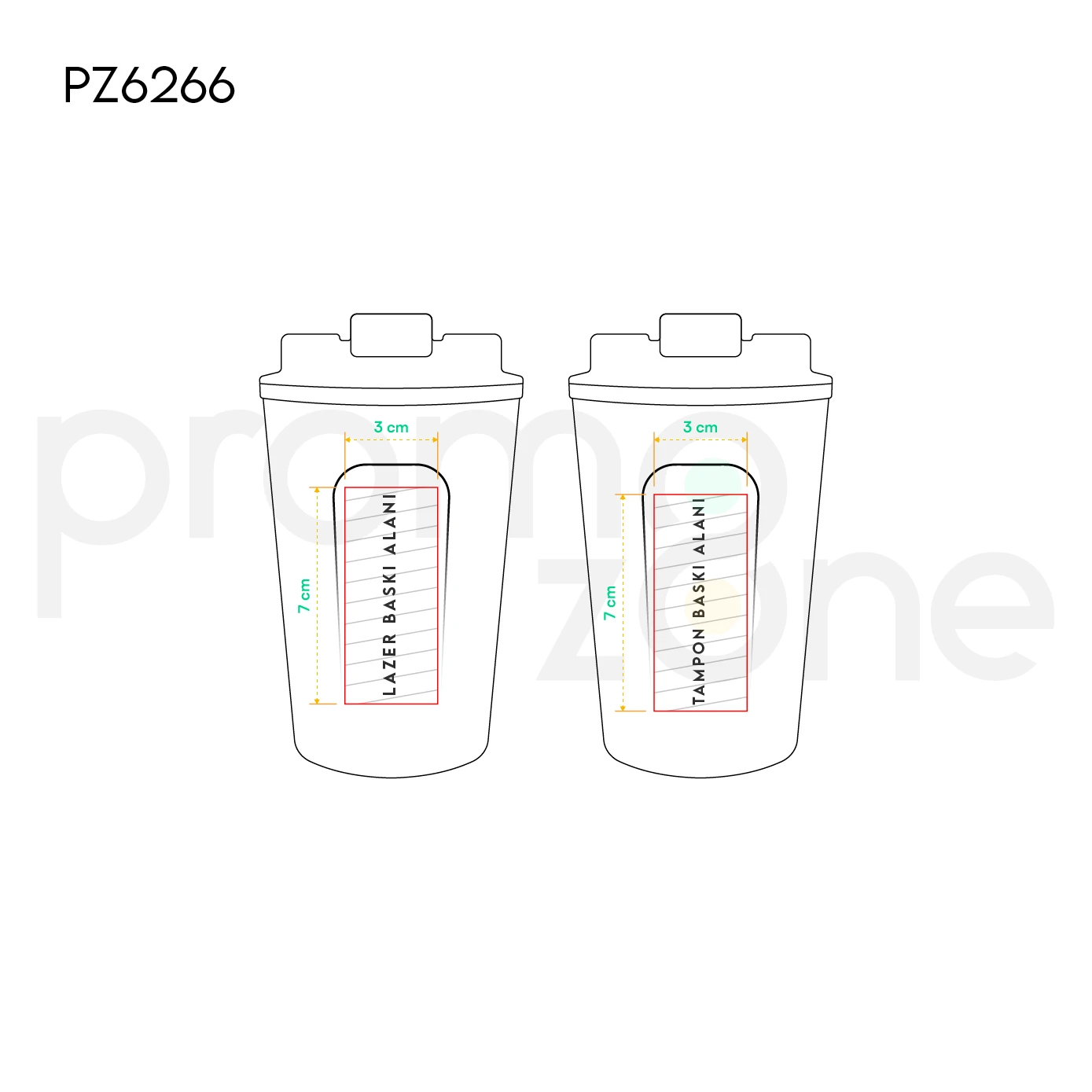 380 ml Mini Boy Termos Bardak Promozone