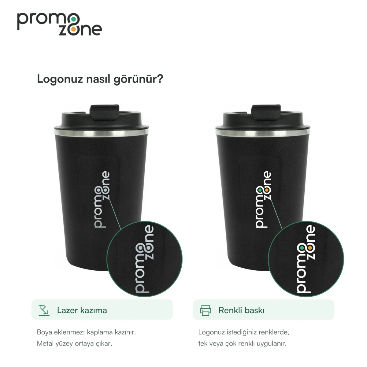 380 ml Mini Boy Termos Bardak Promozone